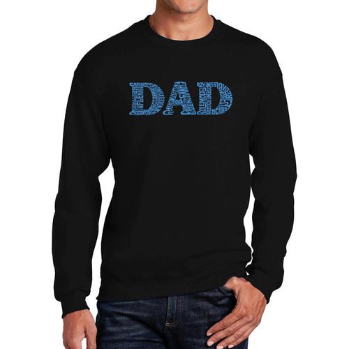 Dad - Men's Word Art Crewneck Sweatshirt