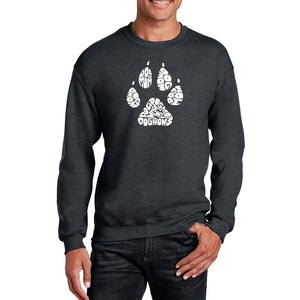 Dog Mom - Men's Word Art Crewneck Sweatshirt