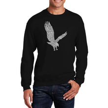Load image into Gallery viewer, Eagle - Men&#39;s Word Art Crewneck Sweatshirt