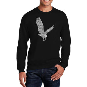 Eagle - Men's Word Art Crewneck Sweatshirt
