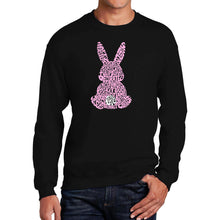 Load image into Gallery viewer, Easter Bunny  - Men&#39;s Word Art Crewneck Sweatshirt