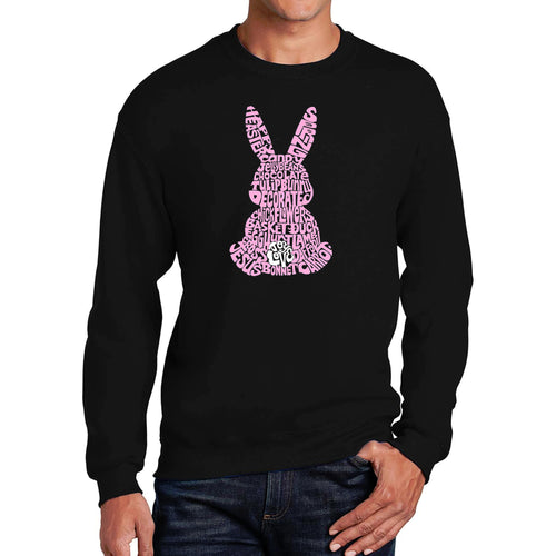 Easter Bunny  - Men's Word Art Crewneck Sweatshirt