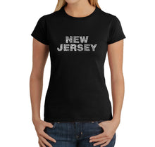 Load image into Gallery viewer, NEW JERSEY NEIGHBORHOODS - Women&#39;s Word Art T-Shirt