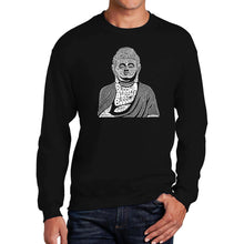 Load image into Gallery viewer, Buddha  - Men&#39;s Word Art Crewneck Sweatshirt