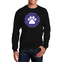 Load image into Gallery viewer, Gandhi&#39;s Quote on Animal Treatment -  Men&#39;s Word Art Crewneck Sweatshirt