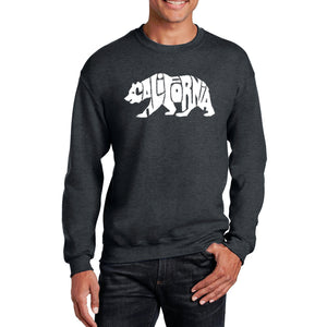 California Bear - Men's Word Art Crewneck Sweatshirt