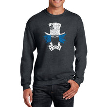 Load image into Gallery viewer, The Mad Hatter - Men&#39;s Word Art Crewneck Sweatshirt