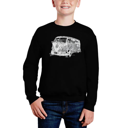 The 70'S - Boy's Word Art Crewneck Sweatshirt