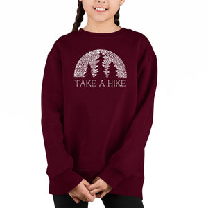 Nature Lover - Girl's Word Art Crewneck Sweatshirt