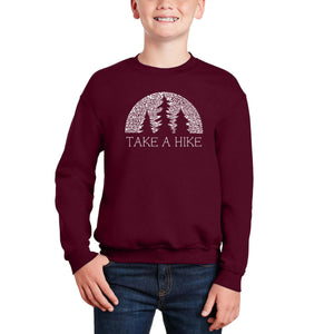 Nature Lover - Boy's Word Art Crewneck Sweatshirt