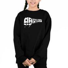 Load image into Gallery viewer, Ny Subway - Girl&#39;s Word Art Crewneck Sweatshirt