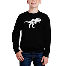 Load image into Gallery viewer, Tyrannosaurus Rex - Boy's Word Art Crewneck Sweatshirt