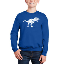 Load image into Gallery viewer, Tyrannosaurus Rex - Boy's Word Art Crewneck Sweatshirt