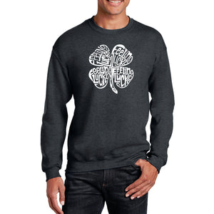 Feeling Lucky - Men's Word Art Crewneck Sweatshirt