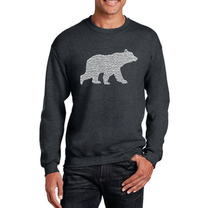 Mama Bear  - Men's Word Art Crewneck Sweatshirt
