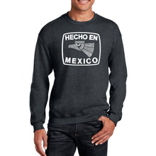 Load image into Gallery viewer, HECHO EN MEXICO - Men&#39;s Word Art Crewneck Sweatshirt