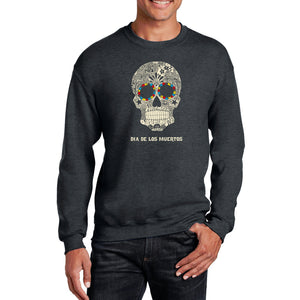 Dia De Los Muertos - Men's Word Art Crewneck Sweatshirt