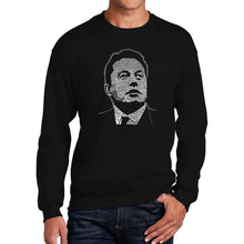 Load image into Gallery viewer, Elon Musk  - Men&#39;s Word Art Crewneck Sweatshirt