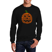 Load image into Gallery viewer, Pumpkin - Men&#39;s Word Art Crewneck Sweatshirt