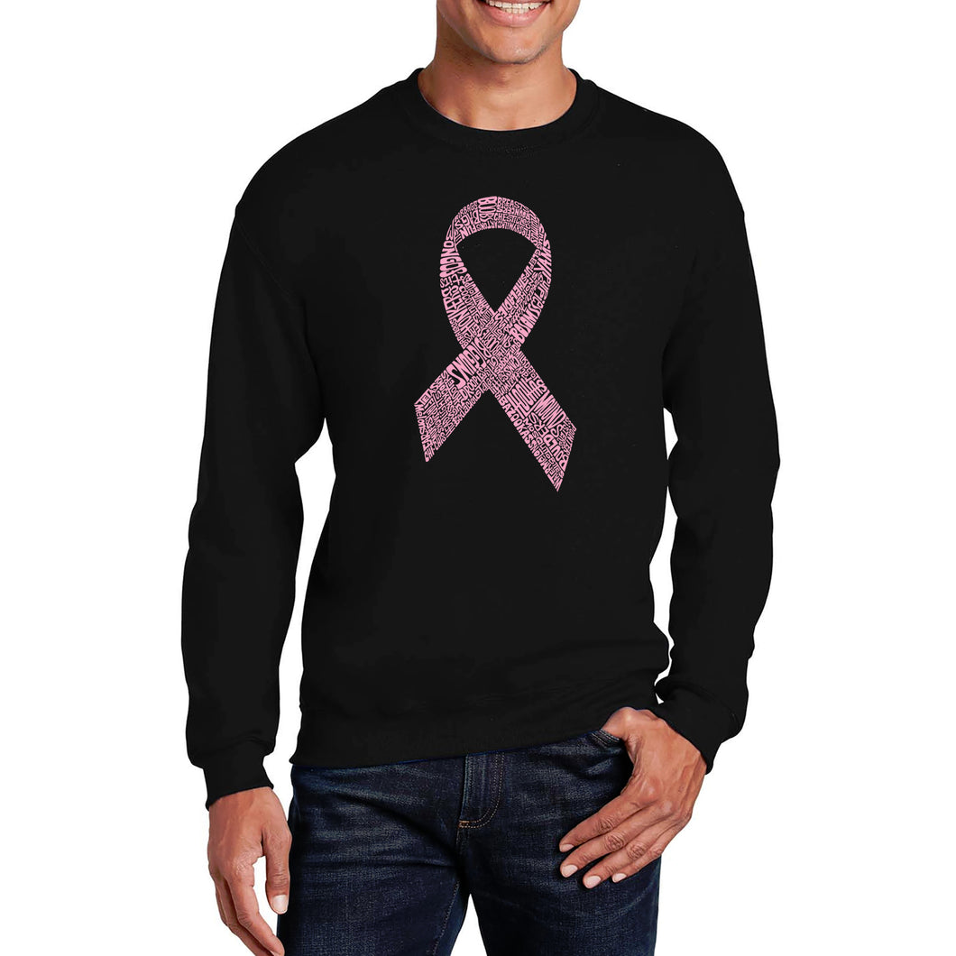 CREATED OUT OF 50 SLANG TERMS FOR BREASTS - Men's Word Art Crewneck Sweatshirt
