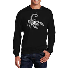 Load image into Gallery viewer, Types of Scorpions -  Men&#39;s Word Art Crewneck Sweatshirt