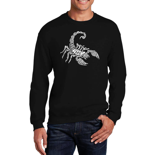 Types of Scorpions -  Men's Word Art Crewneck Sweatshirt