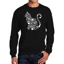 Load image into Gallery viewer, Cat Claws - Men&#39;s Word Art Crewneck Sweatshirt