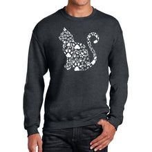 Load image into Gallery viewer, Cat Claws - Men&#39;s Word Art Crewneck Sweatshirt