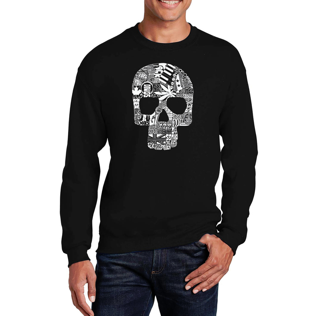 Sex, Drugs, Rock & Roll - Men's Word Art Crewneck Sweatshirt