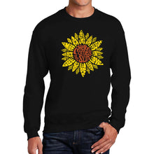 Load image into Gallery viewer, Sunflower  - Men&#39;s Word Art Crewneck Sweatshirt