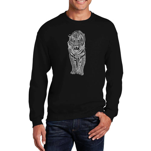 TIGER - Men's Word Art Crewneck Sweatshirt