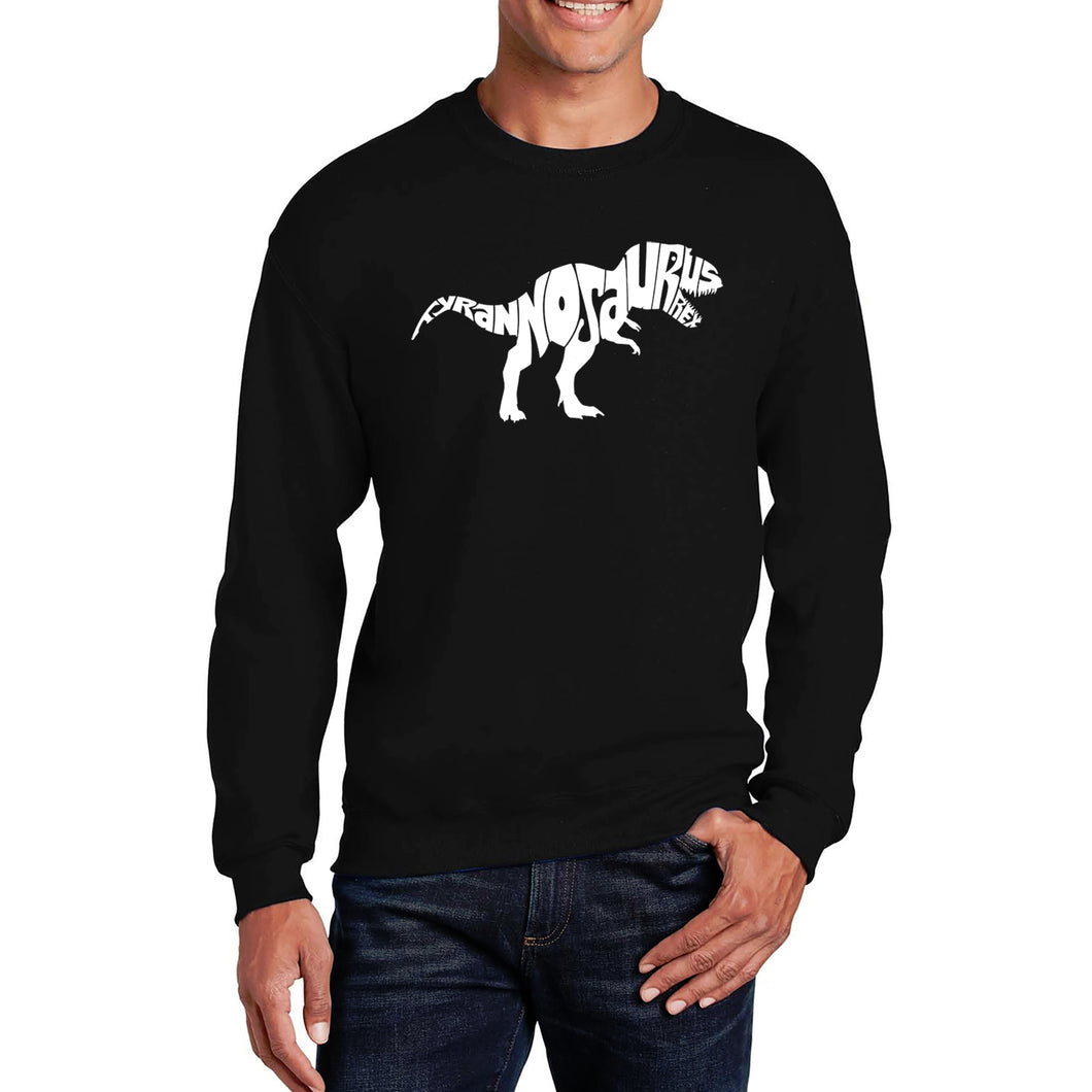 TYRANNOSAURUS REX - Men's Word Art Crewneck Sweatshirt