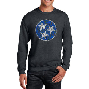 Tennessee Tristar - Men's Word Art Crewneck Sweatshirt