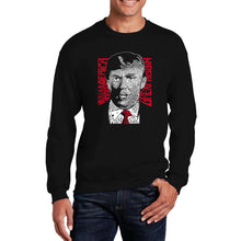 Load image into Gallery viewer, Trump Make America Great Again - Men&#39;s Word Art Crewneck Sweatshirt