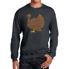 Load image into Gallery viewer, Thanksgiving - Men&#39;s Word Art Crewneck Sweatshirt