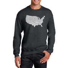 Load image into Gallery viewer, THE STAR SPANGLED BANNER - Men&#39;s Word Art Crewneck Sweatshirt