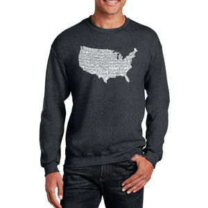 THE STAR SPANGLED BANNER - Men's Word Art Crewneck Sweatshirt