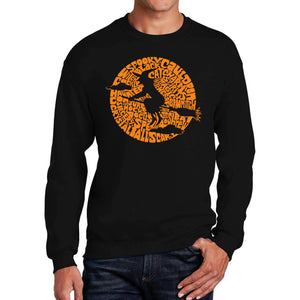 Spooky Witch  - Men's Word Art Crewneck Sweatshirt