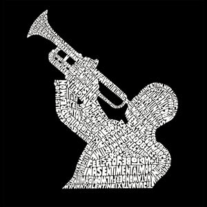All Time Jazz Songs - Boy's Word Art Crewneck Sweatshirt