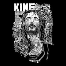 Load image into Gallery viewer, JESUS - Men&#39;s Word Art Hooded Sweatshirt