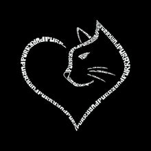 Load image into Gallery viewer, Cat Heart - Boy&#39;s Word Art T-Shirt