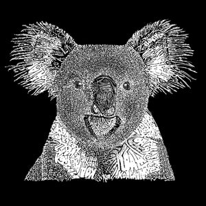Koala - Girl's Word Art Hooded Sweatshirt