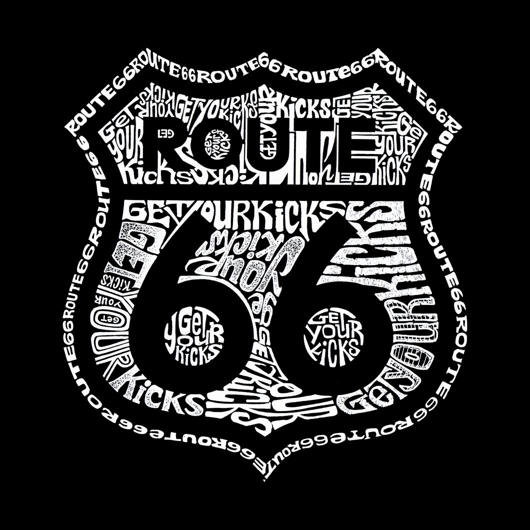 Get Your Kicks on Route 66 - Drawstring Backpack