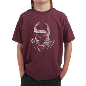 NINJA - Boy's Word Art T-Shirt