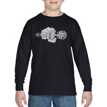 Load image into Gallery viewer, 90&#39;s Rappers - Boy&#39;s Word Art Long Sleeve T-Shirt