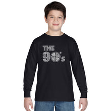 Load image into Gallery viewer, LA Pop Art Boy&#39;s Word Art Long Sleeve - 90S