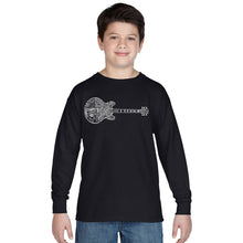 Load image into Gallery viewer, Blues Legends - Boy&#39;s Word Art Long Sleeve