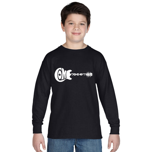 COME TOGETHER - Boy's Word Art Long Sleeve