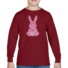 Load image into Gallery viewer, Easter Bunny  - Boy&#39;s Word Art Long Sleeve