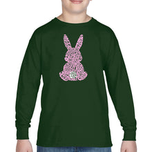 Load image into Gallery viewer, Easter Bunny  - Boy&#39;s Word Art Long Sleeve
